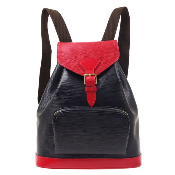 Auth LOUIS VUITTON MONTSOURIS GM BACKPACK BAG AA974305 TRI-COLOR EPI SP ORDER - Picture 1 of 16